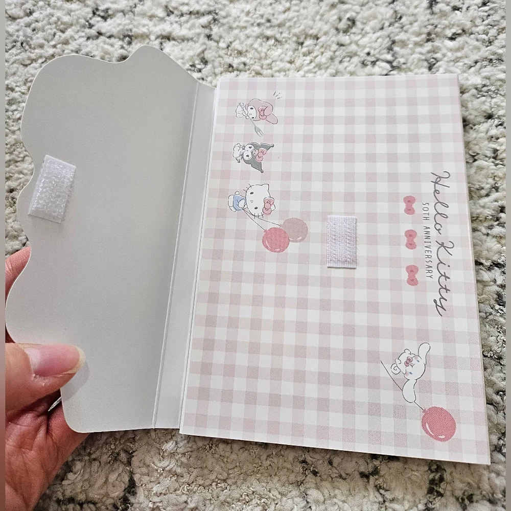Sanrio Hello Kitty 50th Anniversary Velcro Notebook